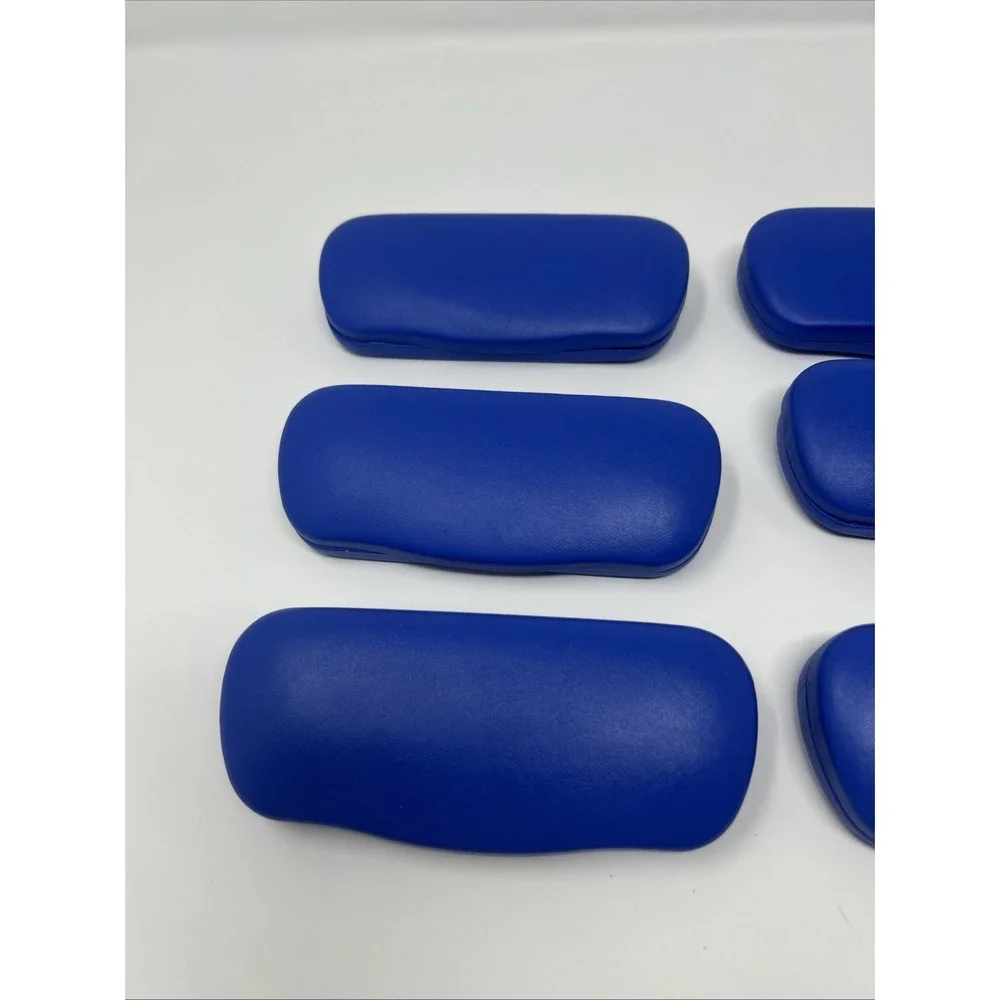 6 NEW Bright Blue Hardshell Eyeglass Sunglass Case
